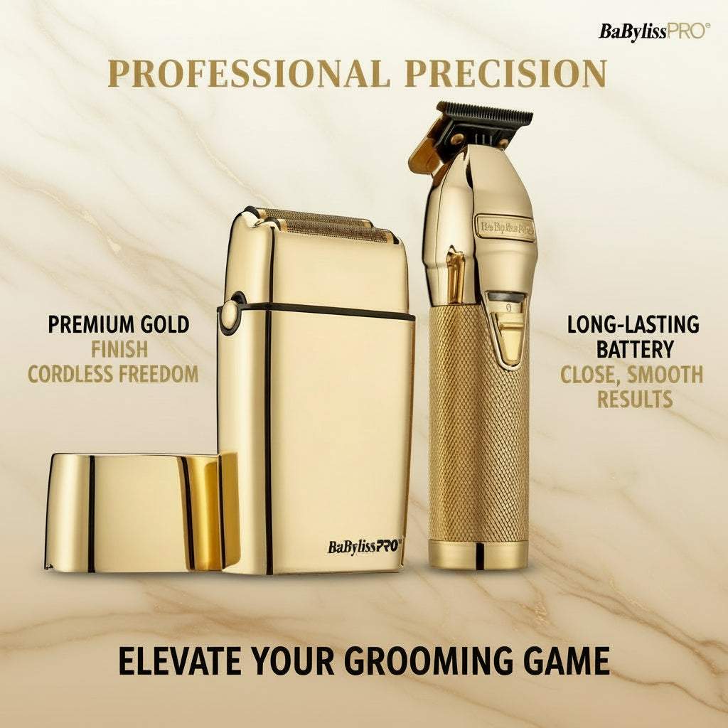 BaByliss FX Gold Trimmer & Double Foil Shaver