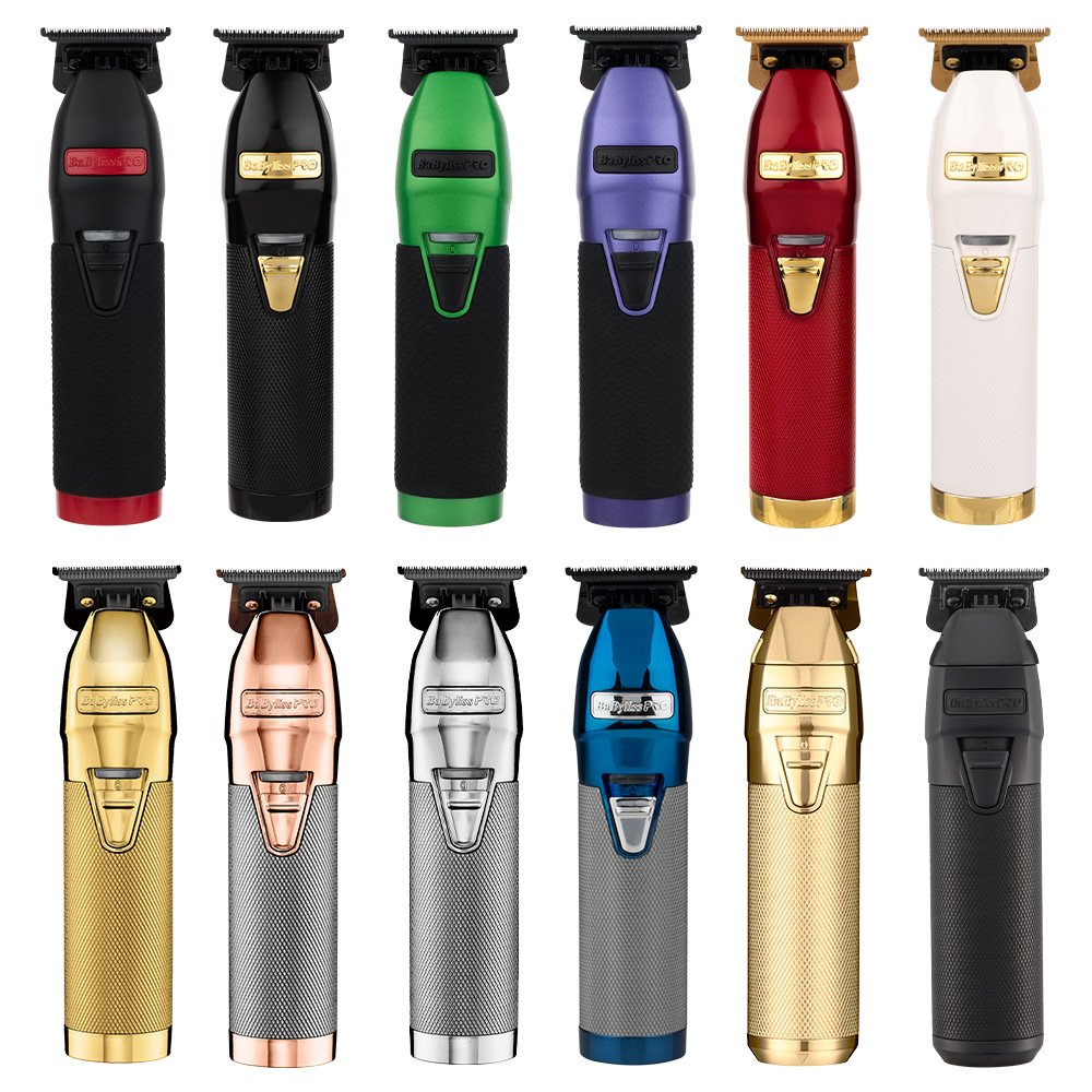 Shop professional hair trimmers for barbers with precision blades, ergonomic designs, cordless clippers, and adjustable blades. High-quality barber tools for cutting, fading, grooming, and styling in barbershops and salons.